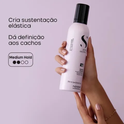 Alfaparf Semi Di Liino Style Care Flexible Mousse Modeladora Fixação Leve