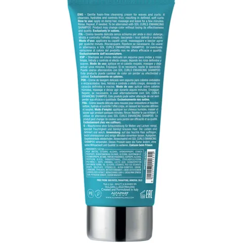 Alfaparf Semi Di Lino Curls Co-Wash Creme De Limpeza Para Ondas E Cachos