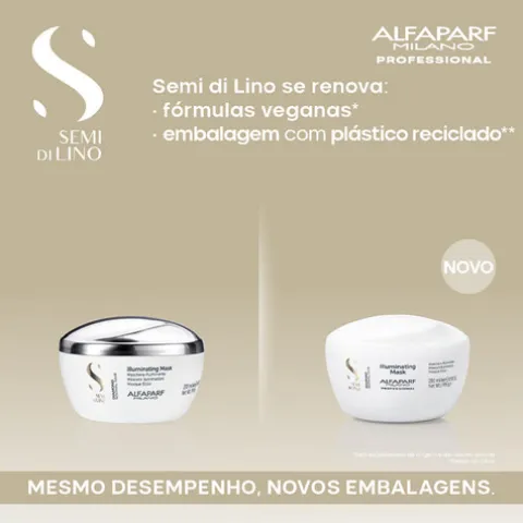 Alfaparf Semi Di Lino Diamond Máscara Iluminadora Cabelo Normal