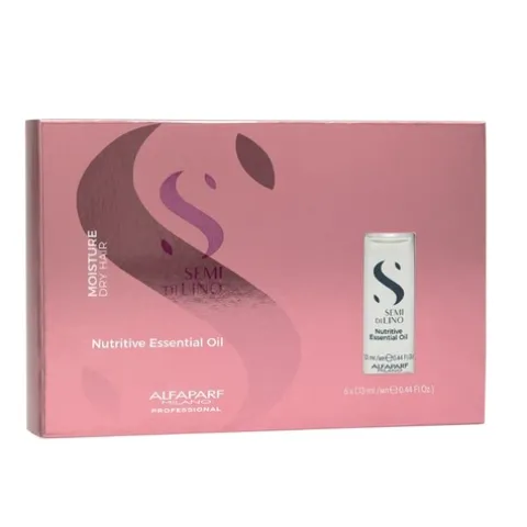 Alfaparf Semi Di Lino Moisture Óleo Essencial Nutritivo Para Cabelo Seco