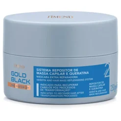 Amend Gold Black Rmc System Q+ Repositor Massa Capilar E Queratina