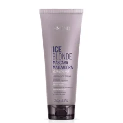 Amend Ice Blonde Máscara Matizadora Para Cabelo Loiro E Descolorado