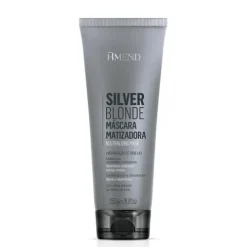 Amend Silver Blonde Máscara Matizadora Para Cabelos Louros E Descolorados