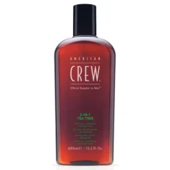 American Crew Tea Tree 3 Em 1 Champô Condicionador E Gel De Banho