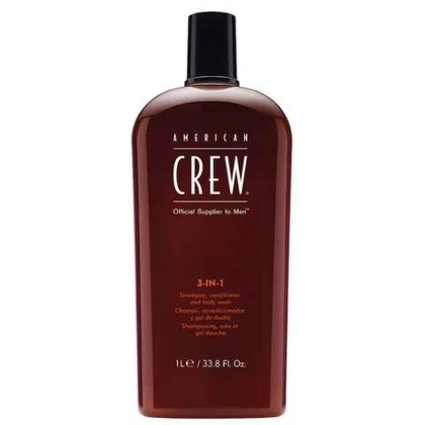 American Crew Classic 3-In-1 Shampoo Condicionador E Gel Banho Para Homem