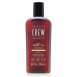 American Crew Energizing 3-In-1 Shampoo Condicionador Gel Banho Para Homem