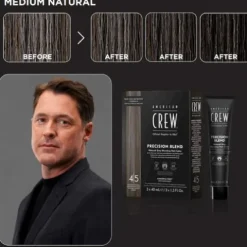 American Crew Precision Blend Coloração Medium Natural 4-5