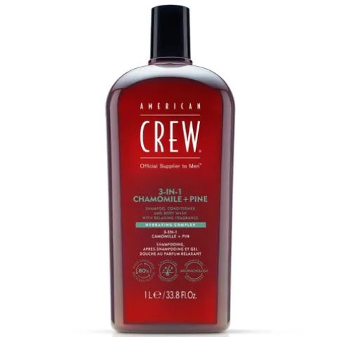 American Crew Relaxing 3-In-1 Shampoo Condicionador Gel Banho Para Homem