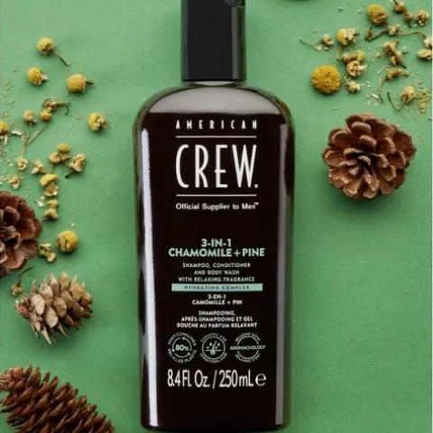 American Crew Relaxing 3-In-1 Shampoo Condicionador Gel Banho Para Homem