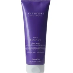 Amethyste Blonde Cool Blonde Silver Máscara Matizadora Para Cabelos Loiros