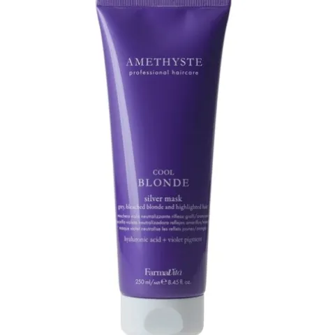 Amethyste Blonde Cool Blonde Silver Máscara Matizadora Para Cabelos Loiros