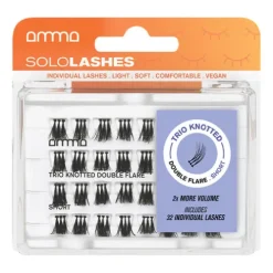 Amma Sololashes Pestanas Postiças Trio Com Nó Double Flare S