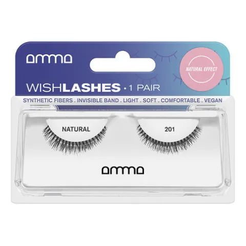 Amma Wishlashes Pestanas Postiças Efeito Natural 201