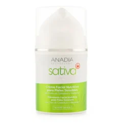 Anadia Sativa Creme Facial Nutritivo Para Peles Sensíveis