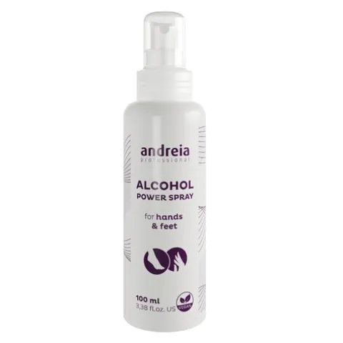 Andreia Alcohol Power Spray Solução De Limpeza Para Pés E Mãos