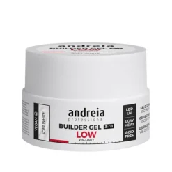 Andreia Builder Gel 3In1 Gel Construção Baixa Viscosidade Soft White