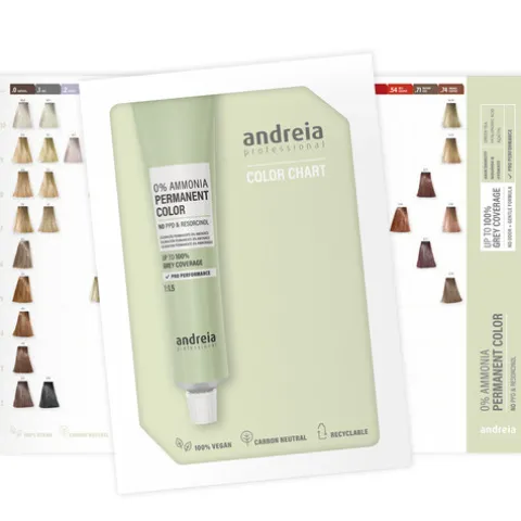 Andreia Catálogo Coloração Permanente 0% Amoníaco
