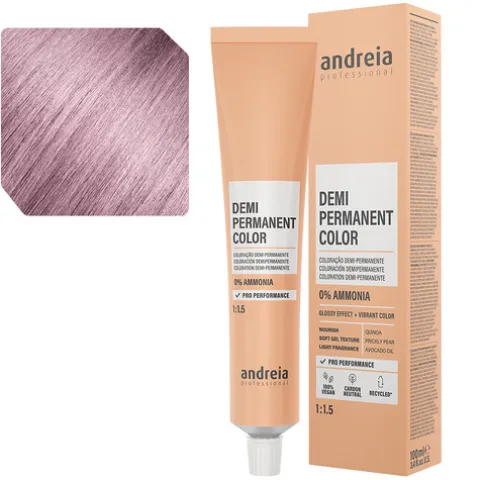 Andreia Coloração Demi Permanente 9.6 Louro Muito Claro Irisado