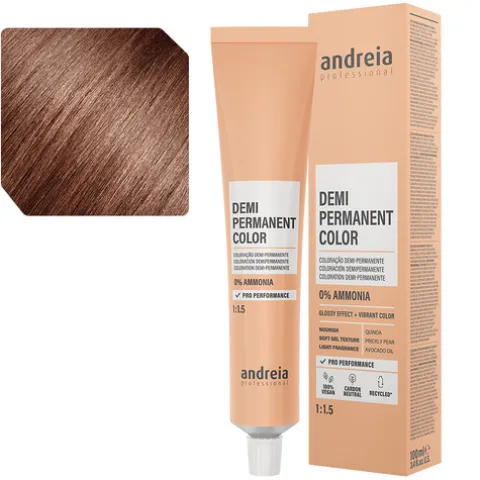 Andreia Coloração Demi Permanente 6.7 Louro Escuro Tabaco