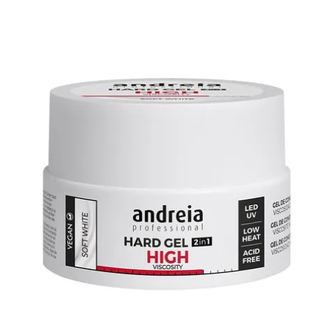 Andreia Hard Gel 2In1 Gel Construção Alta Viscosidade Soft White