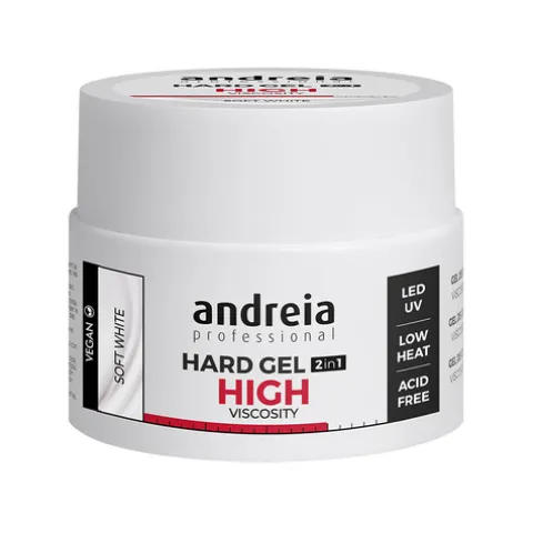 Andreia Hard Gel 2In1 Gel Construção Alta Viscosidade Soft White