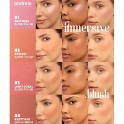 Andreia Immersive Blush 04 Rusty Red Satin Finish