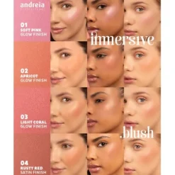Andreia Immersive Blush 02 Apricot Glow Finish