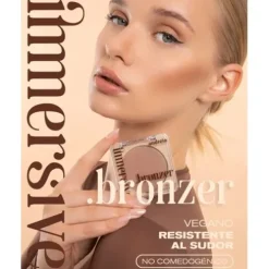 Andreia Immersive Bronzer 02 Medium Neutral Brown Satin Finish