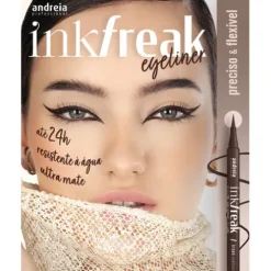 Andreia Ink Freak Eyeliner Em Caneta Brown