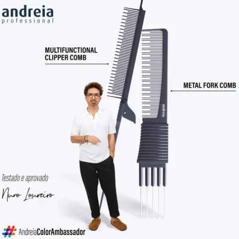 Andreia Multifuntional Clipper Pente Crocodilo