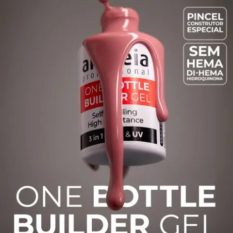 Andreia One Bottle Gel Construção 3 Em 1 Baixa Viscosidade Mocha Rose
