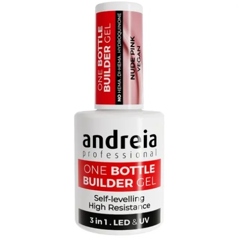Andreia One Bottle Gel Construção 3 Em 1 Baixa Viscosidade Nude Pink