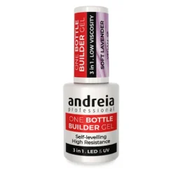 Andreia One Bottle Gel Construção 3 Em 1 Baixa Viscosidade Soft Lavander