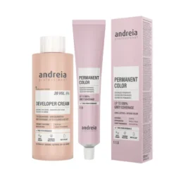 Andreia Pack Tinta De Cabelo Permanente 7.0 E Oxidante 20 Vol