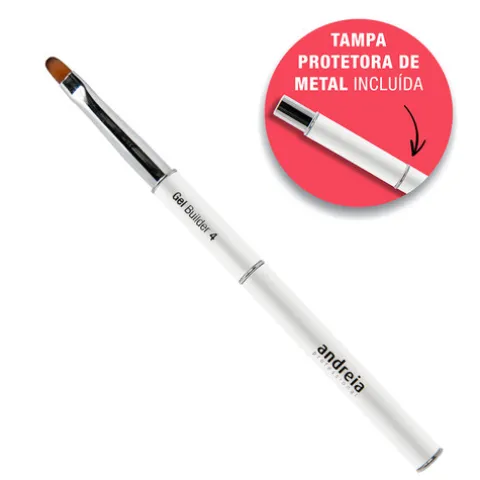 Andreia Pincel De Unhas Gel Builder 4