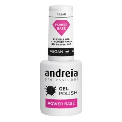 Andreia Power Base Creme Alta Viscosidade Verniz Gel - Clear