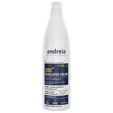 Andreia Power Blonde Oxidante Em Creme - 10Vol