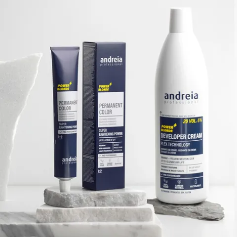 Andreia Power Blonde Oxidante Em Creme - 40Vol