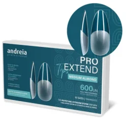 Andreia Pro Extend Tips Extensões De Unhas Medium Almond Formato Amendoado