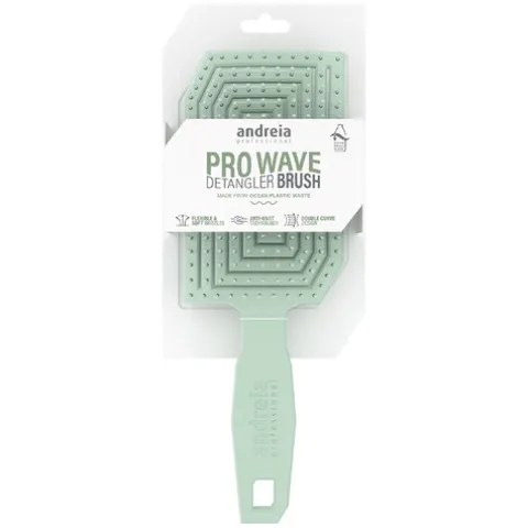 Andreia Pro Wave Detangler Brush Escova De Cabelo Green