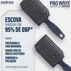 Andreia Pro Wave Smoother Escova De Cabelo Dupla Curvatura