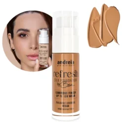 Andreia Refresh Silk Foundation By Bru 05 Toast Almond