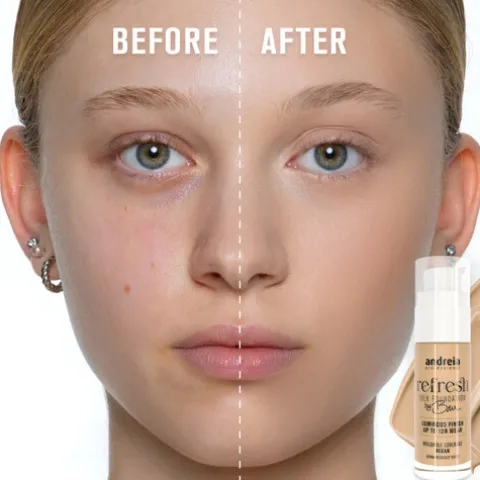 Andreia Refresh Silk Foundation By Bru 09 Milk Chocolate