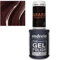 Andreia The Gel Polish Cc3 Preto Com Brilhos