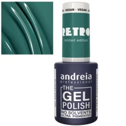 Andreia The Gel Polish Coleção Retro Rt1 Azul Turquesa Escuro