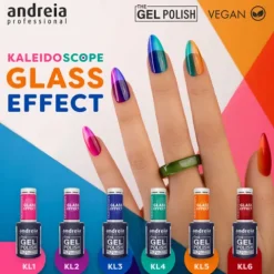 Andreia The Gel Polish Coleção Kaleidoscope Kl1 Rosa Translúcido