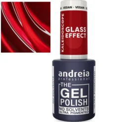 Andreia The Gel Polish Coleção Kaleidoscope Kl6 Vermelho Translúcido