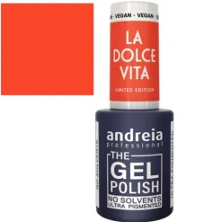 Andreia The Gel Polish Coleção La Dolce Vita Dv6 Laranja