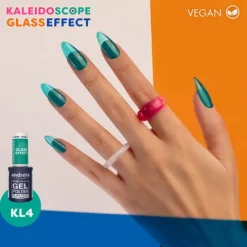 Andreia The Gel Polish Coleção Kaleidoscope Kl4 Verde Translúcido