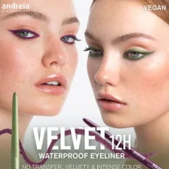 Andreia Velvet 12H Waterproof Eyeliner Olive